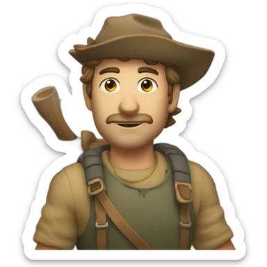 Who's gonna carry the boats and the logs? sticker