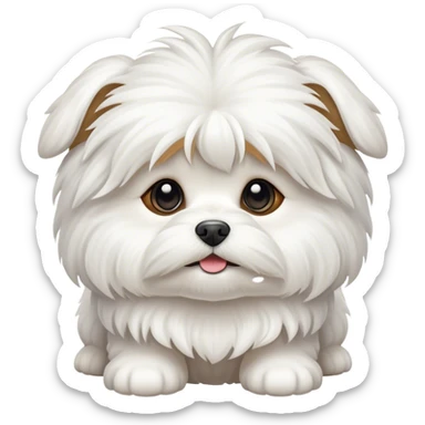 Maltese Dog  sticker