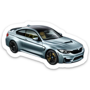 BMW m4 compétition 2021 sticker
