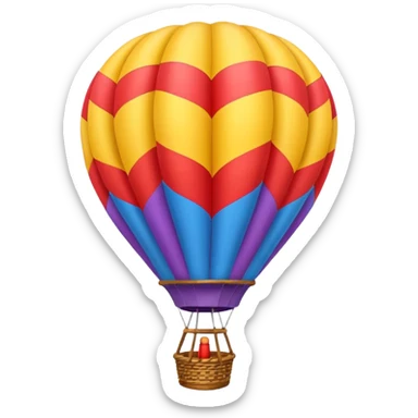 Balão de ar quente  sticker