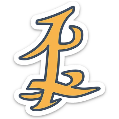 Create a modern app icon with clean lines and minimalistic style using the parabatai symbol. Keep the symbol recognizable and simple, suitable for an app icon with a clean and contemporary look. sticker