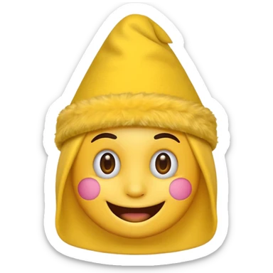 Emoji ios 18 de cara de cumpleaños sticker