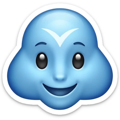 Create a tick tock varification Blue tick emoji sticker