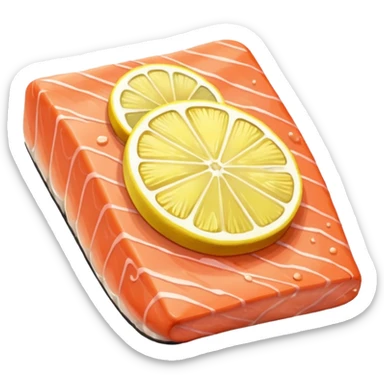 Grilled Salmon With Lemon Butter sticker