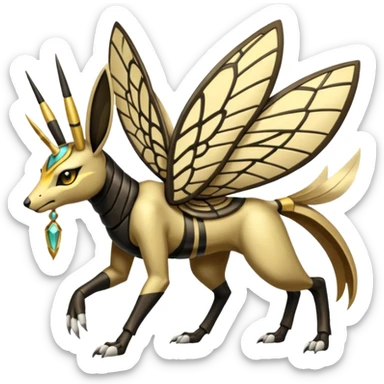 Meloetta-Anubis-Beedrill-Manectric-Palkia-Cresselia-fusion sticker