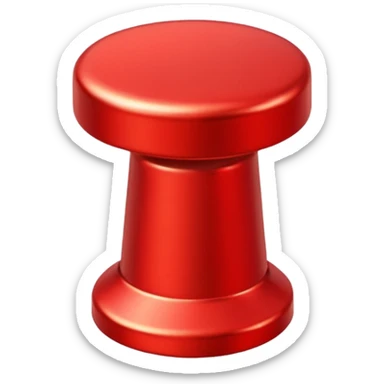 tachuela roja ubicacion  sticker