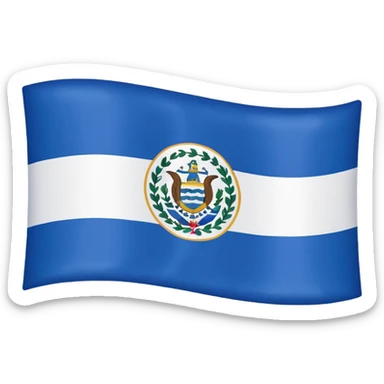 El Salvador flag sticker