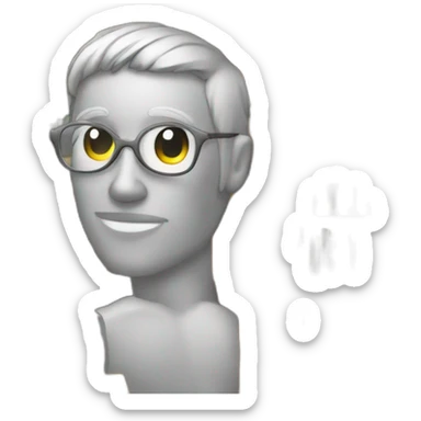 reader post in a library sticker