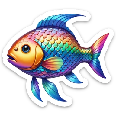 A fish representing im sorry for your loss sticker