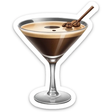 espresso martini emoji sticker