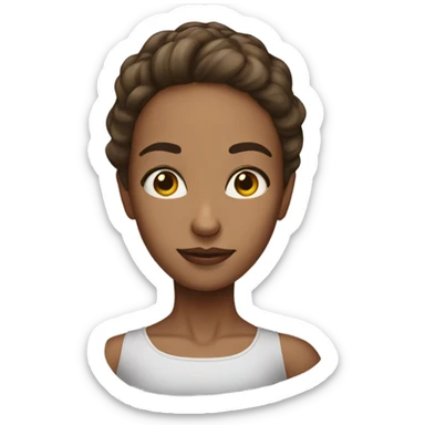 Elizabeth and the worlds largest forehead  sticker