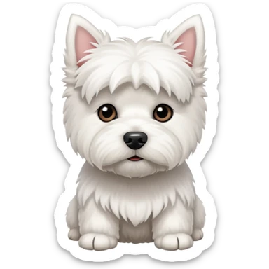 West Highland White Terrier dog sticker