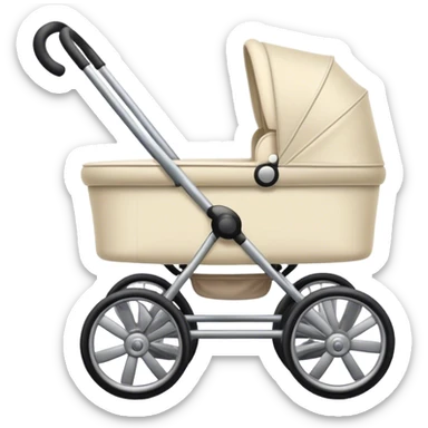 stroller creame sticker