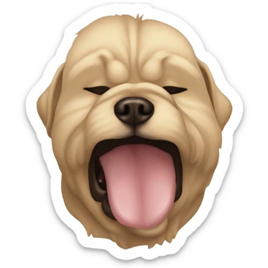 bacio con mano a pugno davanti alle labbra sticker