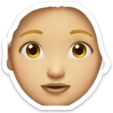 Fat boy with beautiful girl love sticker