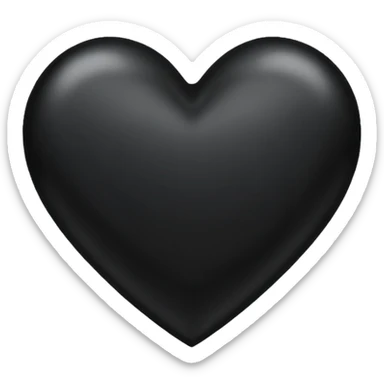 Black heart like this ❤️‍🩹 sticker