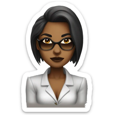 Mafia girl boss sticker