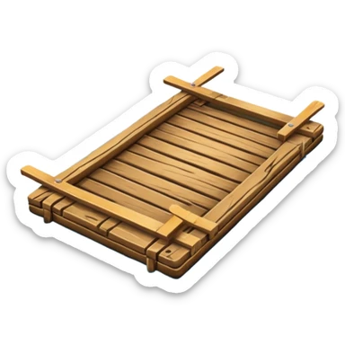 A sunken raft sticker