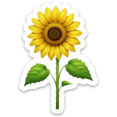 sunflower sticker