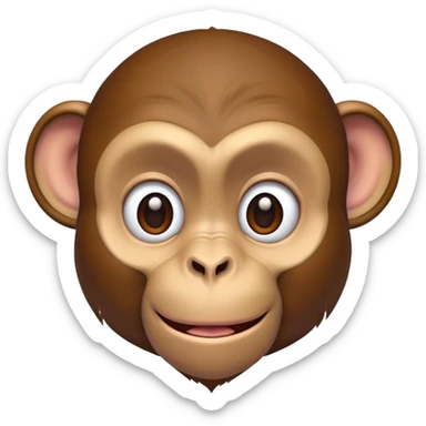 Mets moi la tête d’un singe  sticker