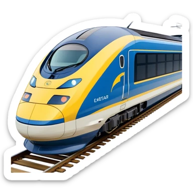Eurostar - Eurostar International (Model Year: 2020) (Iconic colour: Blue and yellow) sticker