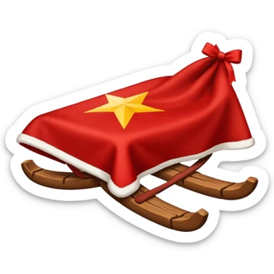 Crear un "Tió de Nadal - Cagatió" tipo Emoji Típico de Cataluña: Es un tronco con dos patas delanteras, una manta roja y marrón a cuadros que lleva una barretina catalana y tiene cara simpática. sticker