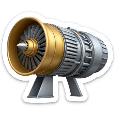 generate a very realistic jet engine for a Shahed drone sticker