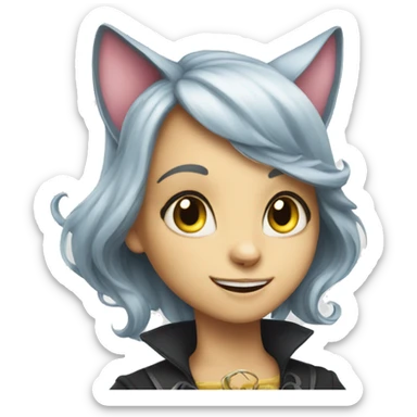 A catof alice wonderful sticker