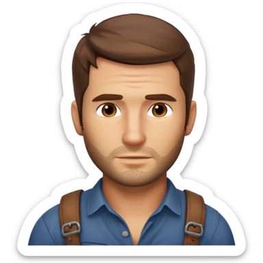 nathan drake uncharted 4 sticker