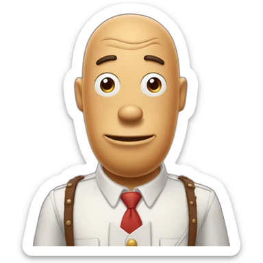 Monsieur Patate de toystory sans moustache  sticker