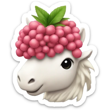 Lychee uniorn sticker