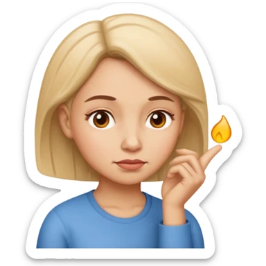 mama thinking sticker