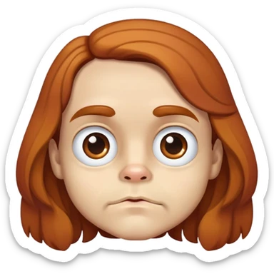 Cavalier giving judging look with a cleft lip sticker