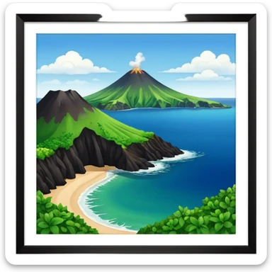 azores island sticker