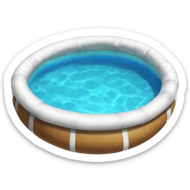 Piscine gonflable  sticker