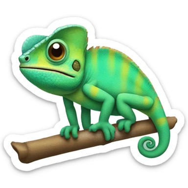 Chameleon sticker