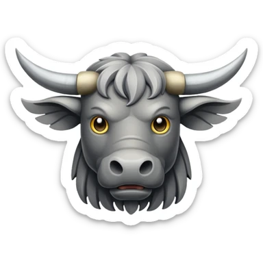 winged stone bulls sticker