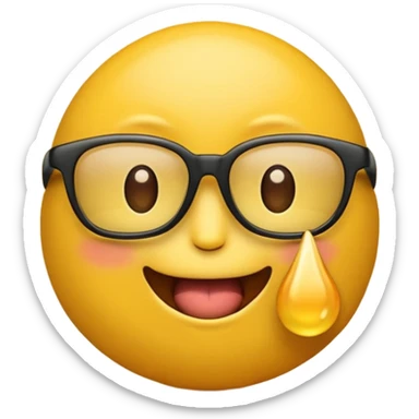 Fassa um emoji simples aquele da carinha amarelo de óculos escuro dando uma língua bem ofensiva e mostrando o dedo do meio da mesma forma.o óculos tem que ser escuro total. Faça com emoji simples aquele da carinha amarelo  sticker