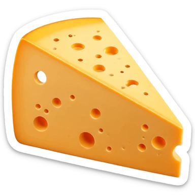 category of product: CHEESE_DELI
A cheese assortment: a wedge of cheese leaning against a small rounded deli slice. sticker