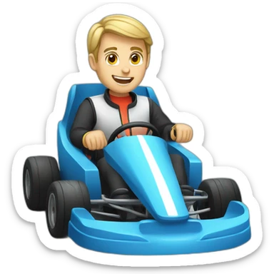 Karting sticker
