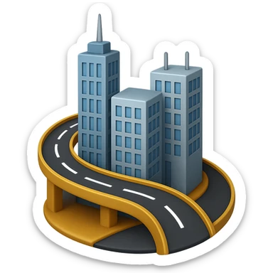 

Сделай детализированное емодзи - небоскребы а рядом дорога-мост, чтобы емодзи олицетворял слово ИНФРАСТРУКТУРА. Дорога может как то закручиваться вокруг небоскребов или просто.

Без фона, на пнг прозначном фоне sticker