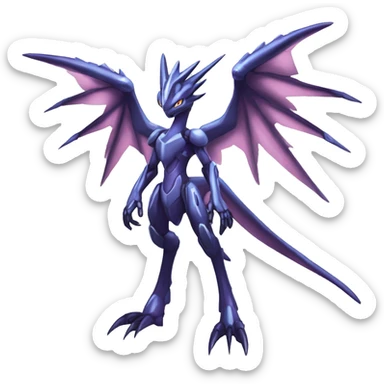  Cool Cute Edgy Shiny Godly Ethereal Digimon-Genesect-Dialga-Reptile full body sticker