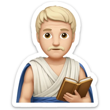 ancient greek writer sticker