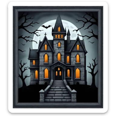 the House on haunted hill sticker