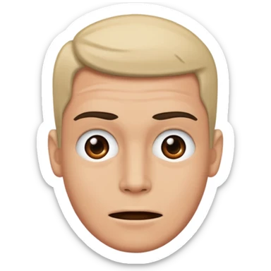 Repo game character saying fuck andrew  sticker