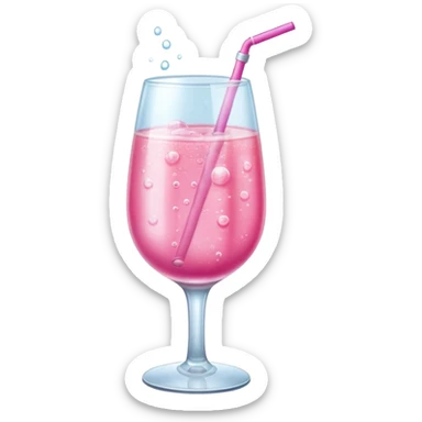 pink drinks sticker