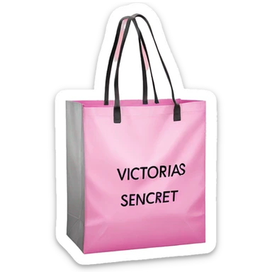 Victoria’s Secret shopping bag sticker