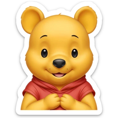 Winnie the Pooh emoji sticker