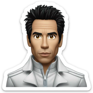 Derek Zoolander blue steel sticker