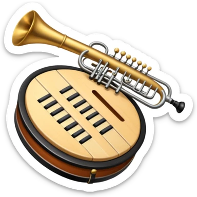 sampler music instrument sticker
